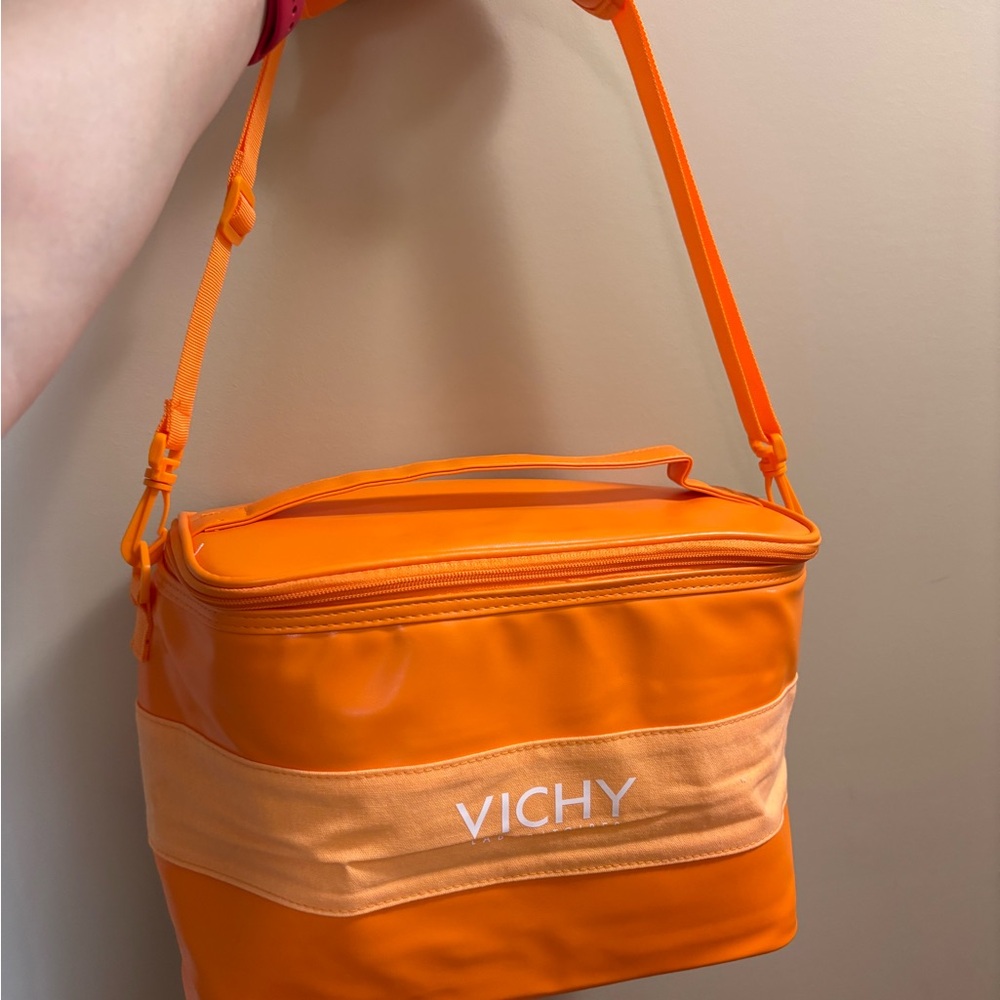 VICHY Bright Orange Cooler Bag / Lunch Bag